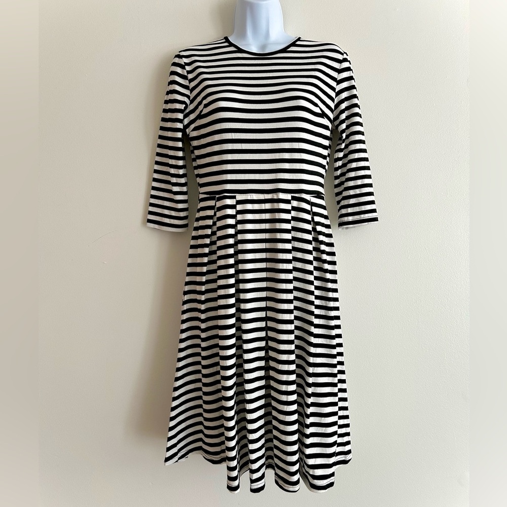 AOOKSMERY Black & White Striped Dress / Size S